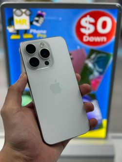 iPhone 15 Pro! $0 Down Too!