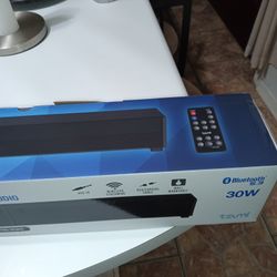 Clear Wave 37" Wireless Soundbar With Remote