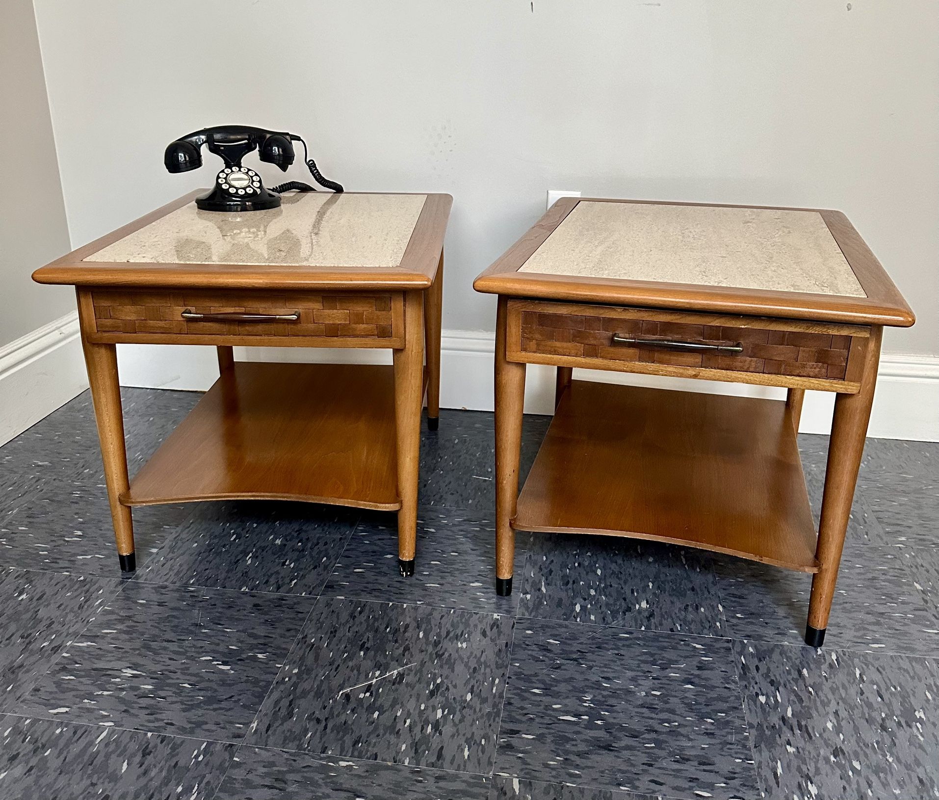 Mid Century Modern Side End Tables