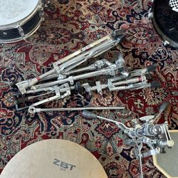 Ludwig Backbeat Complete 5-piece Drum Set With Hi Hat And Crash Ride Cymbal