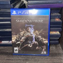 Middle Earth Shadow Of War PS4