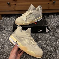 Jordan 4 Off White Sail Size 11 Men’s Sneakers