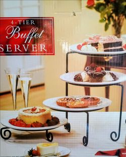 4 Tier Buffet Server