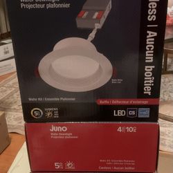 3 Pack - CS WF DREG B 4 in. Adjustable Lumen and CCT Canless Dimmable Integrated LED Recessed Light Trim