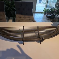 Decorative wooden boat