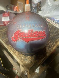 Cleveland Indians Bowling Ball