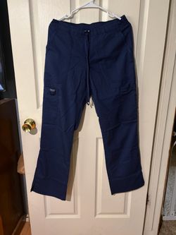 Blue scrub pants