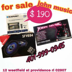 radio y speakers