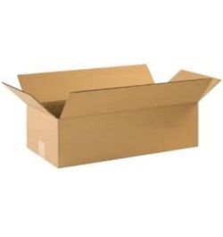 (Lot of 25)22" x 10" x 6" Brown Corrugated Boxes (22106) Category: Shipping and Moving Boxes=Pallet-825