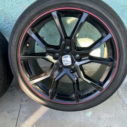Black used 2017 Honda Rims