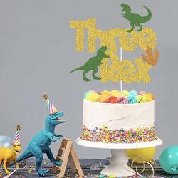 Three Rex Dinosaur 32 Piece Birthday Decoration Kit
