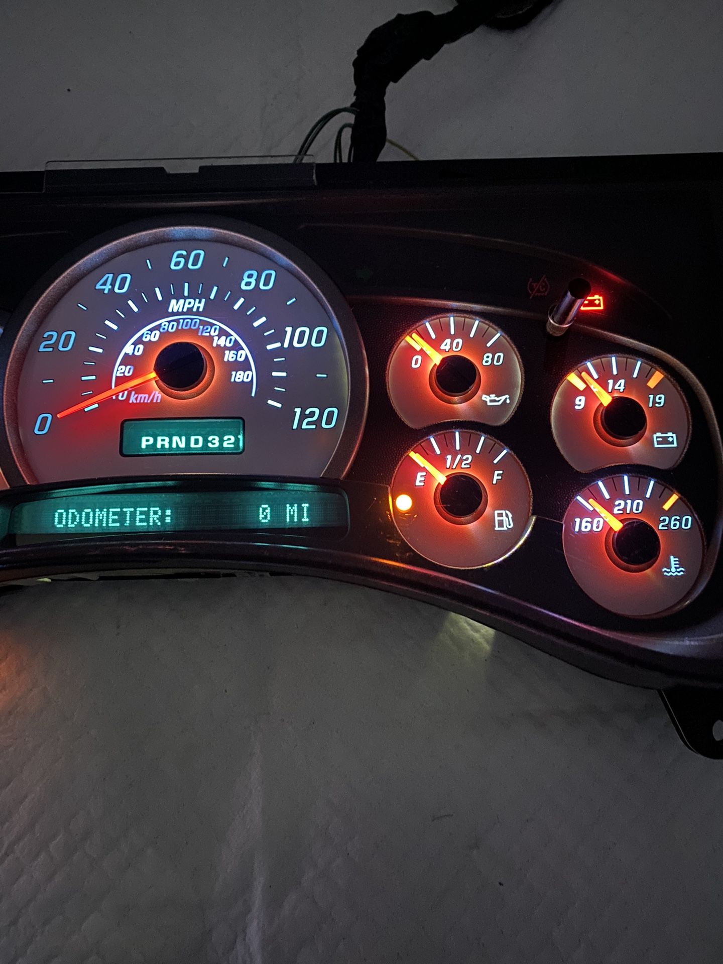 2003-2007 Hummer H2 Cluster Speedometer