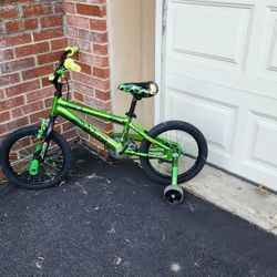 Kids Bike 16" Wheels With Training Wheels