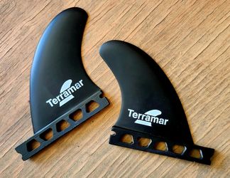 ALL TERRAMAR SIDE BITE SURFBOARD FINS JUST $39...3.25"/3.75"