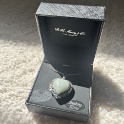 Silver Jade Pendant