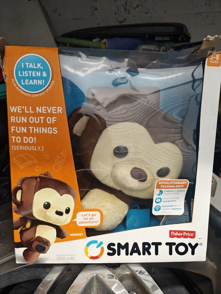 New. Open Box Fisher Price Smart Toy Monkey