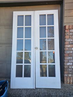 antique French doors