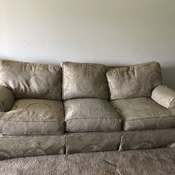 Tan Gold Couch