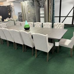 14 Chair Table Set 