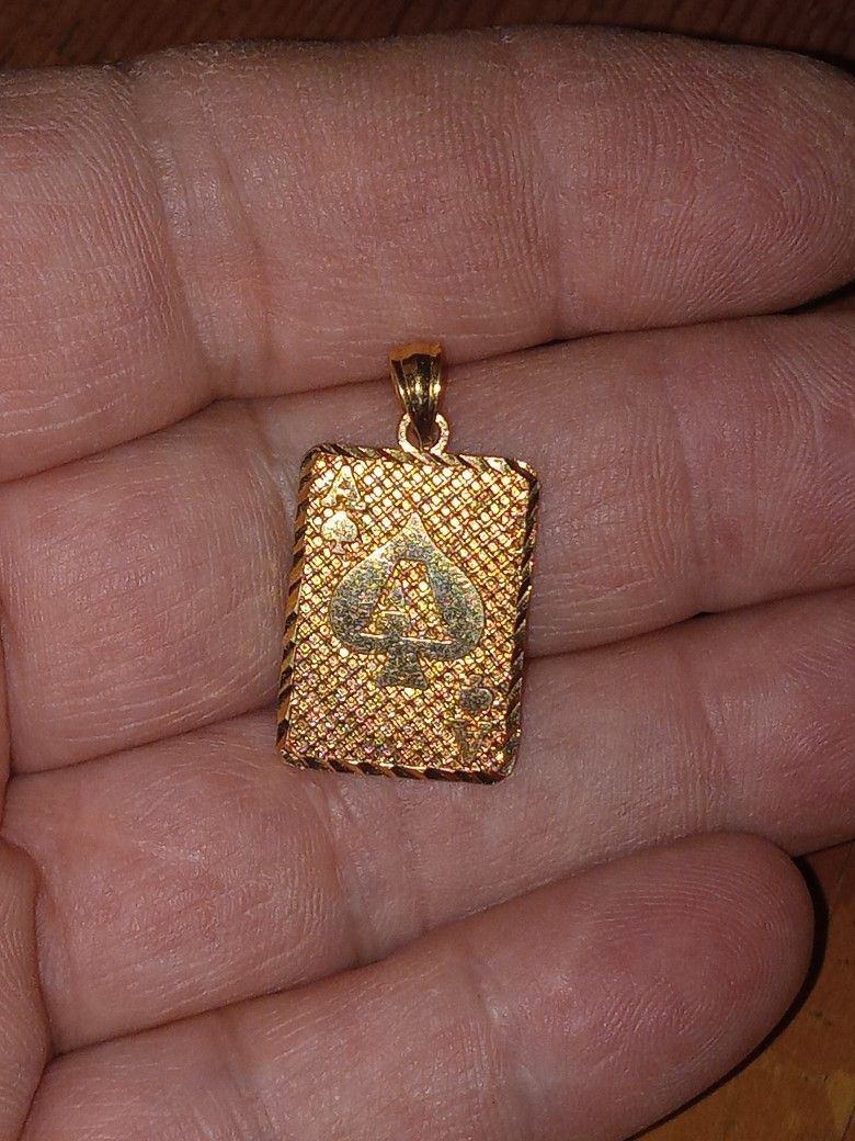 .925 Silver Pendant With A Gold Wash