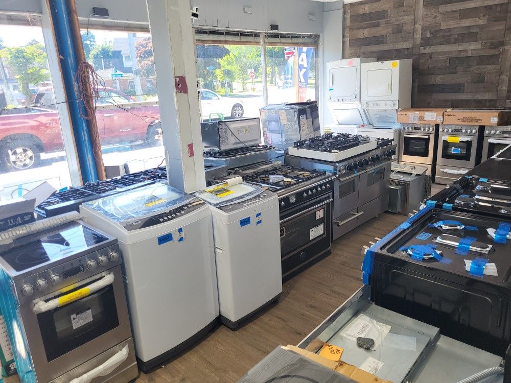 New Appliances For Sale. Refrigerator & Stoves Washer And Dryer
