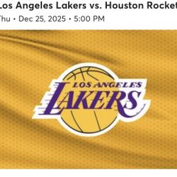 Los Angeles Lakers vs. Houston Rockets Lower Level 