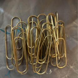 Gold 4inch Paper Clips