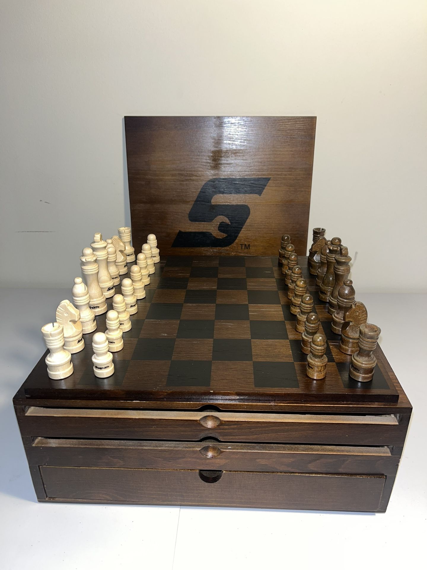 Snap On Tools 4in1 Game board Set (Chess, Checkers, Tic-Tac-Toe, And Backgammon)