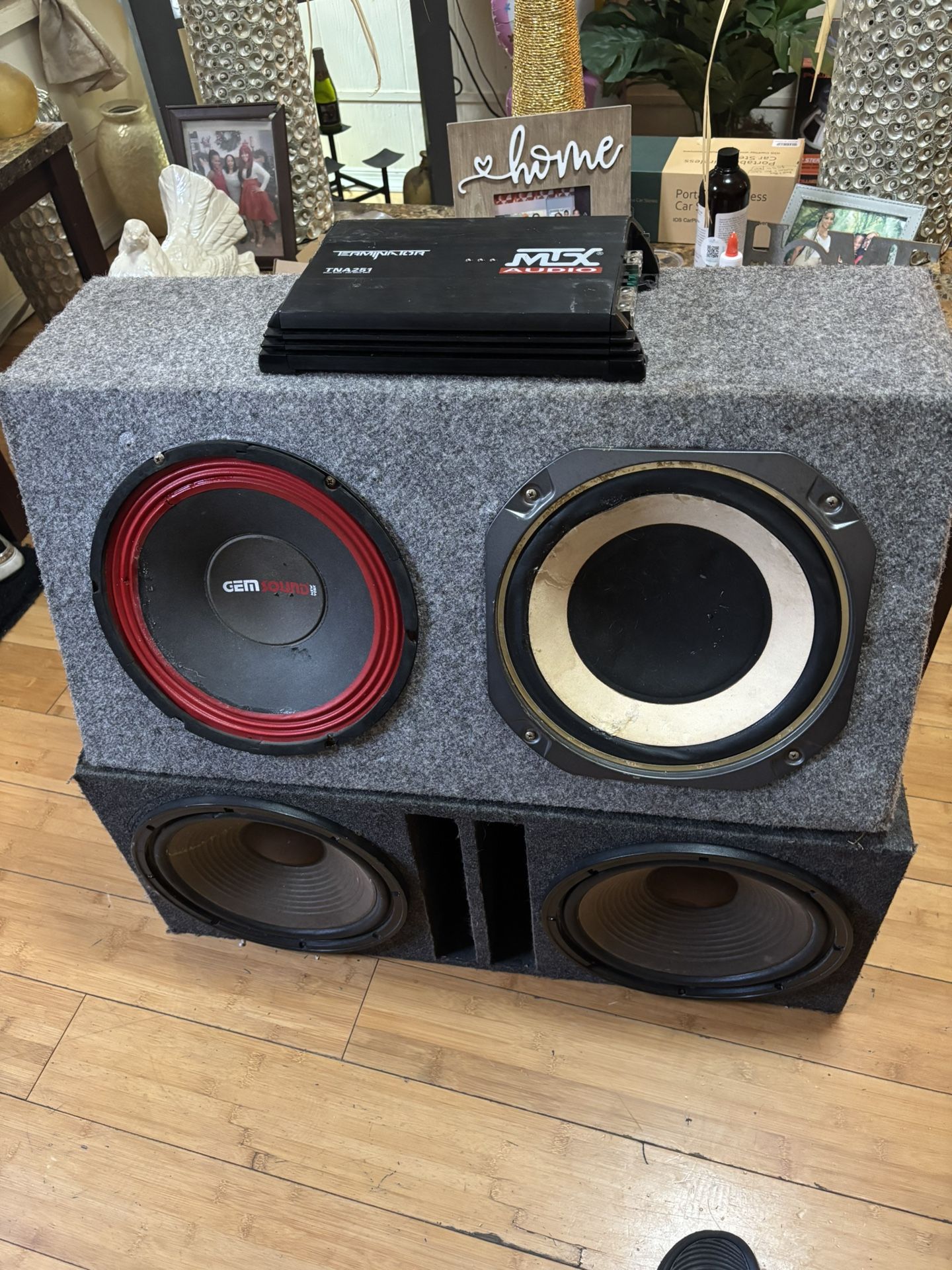 Sub woofers And Amps