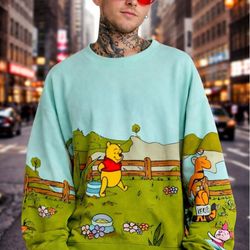 Disney Winnie the pooh sweater CROPPED