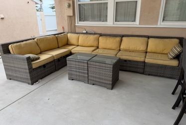 Patio table set