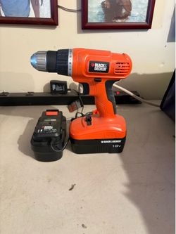 Black&Decker 18 volt drill.