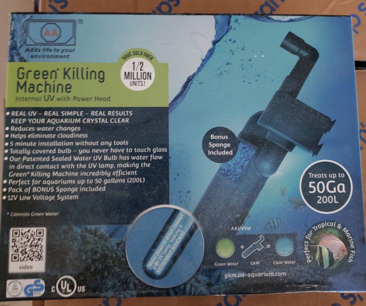 AA Aquarium Green Killing Machine Internal UV


