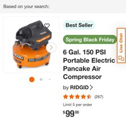 Ridgid Air Compressor 
