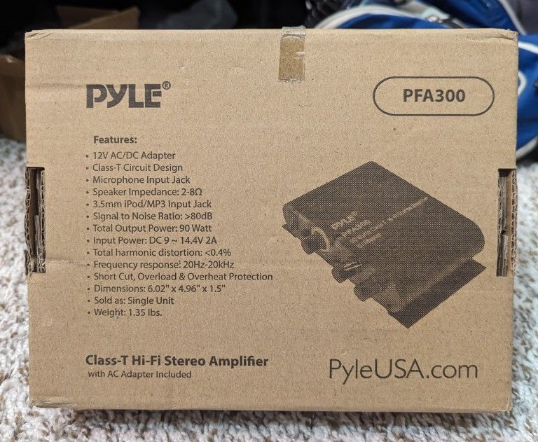 Pyle PFA300 Stereo amplifier
