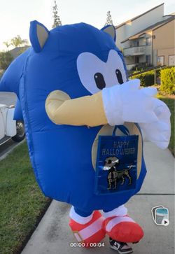 Kids Sonic the Hedgehog Inflatable Costume - Fall Guys
