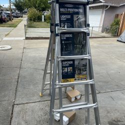 WERNER LADDER ((NEW-NUEVA)) 5 In ONE 26ft MULTI PRO