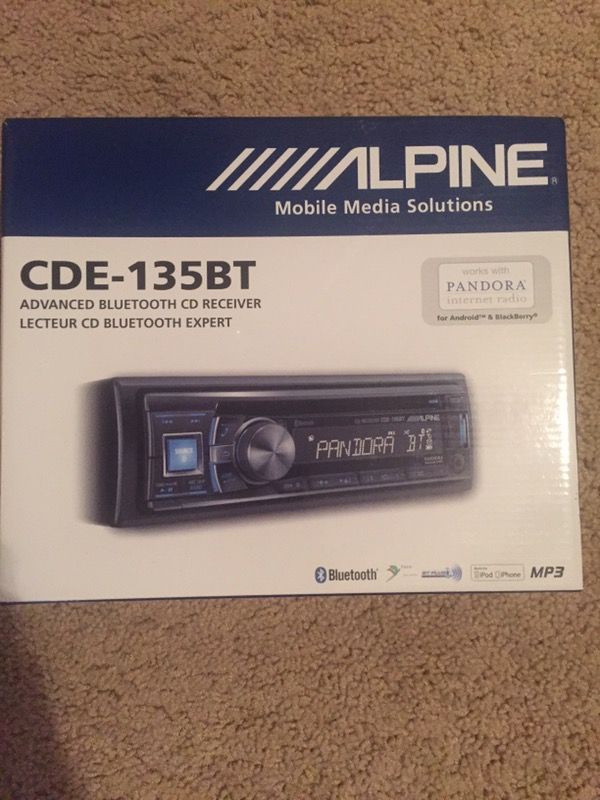 Alpine CDE-135BT Advanced Bluetooth CD Receiver