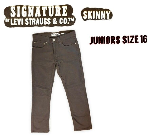 Signature by Levi Strauss & Co. Junior Size 16 Skinny Jeans