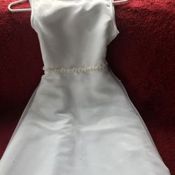Dress - (flower Girl/first Communion) Size -12 - $27.50