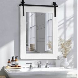 Farmhouse Bathroom Mirror for Over Sink 22”x32” 