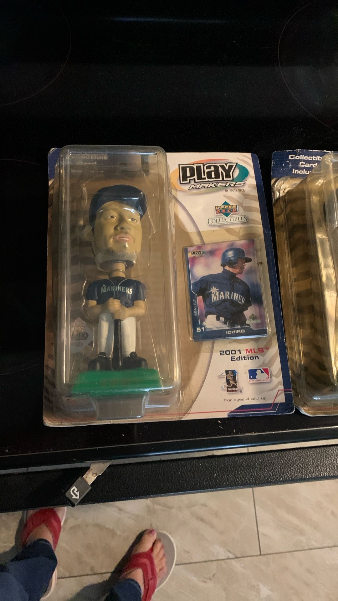 2 Ichiro Bobble Heads With Cards