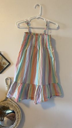 Toddler Little Girls Spring Dress Multi Colored Size 2t-3t