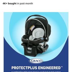 Graco SnugRide Lite LX Infant Car Seat, Rear-Facing, Lightweight