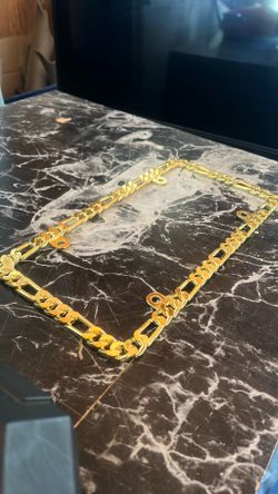 Gold plated license Frame