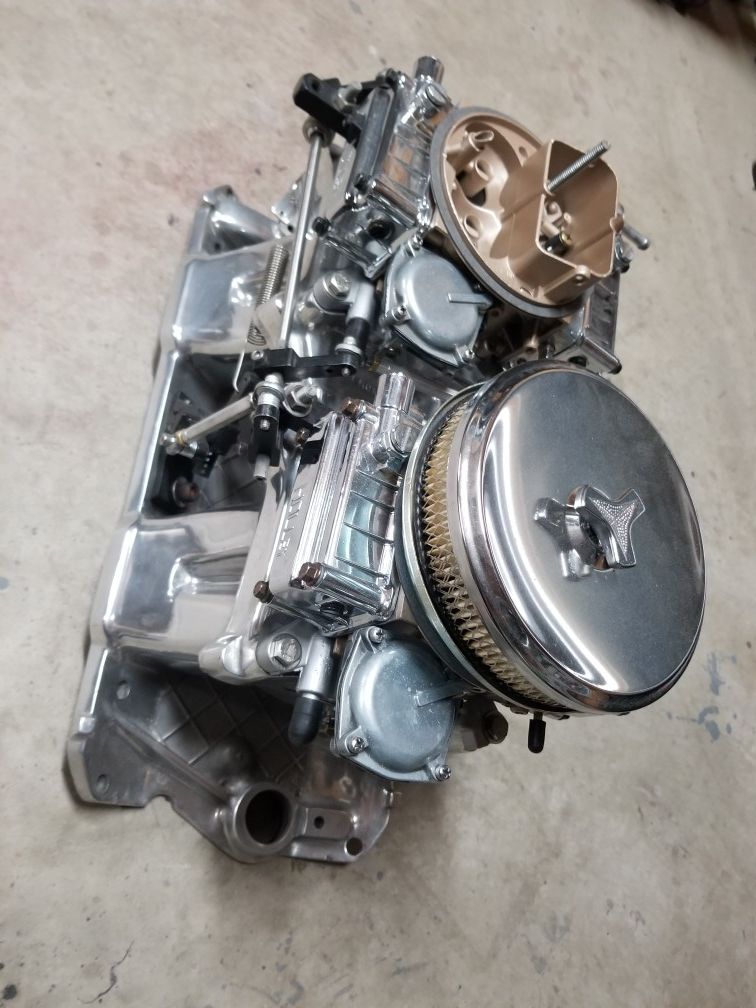 SBC tunnel ram holley pro dominator holley carbs for Sale in Chula