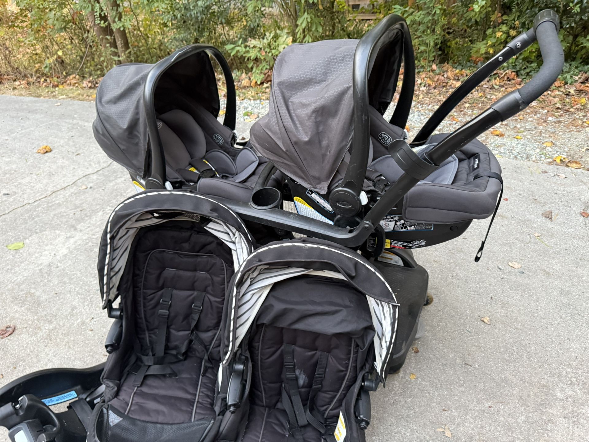 Graco Travel System, Double stroller, Car Seat