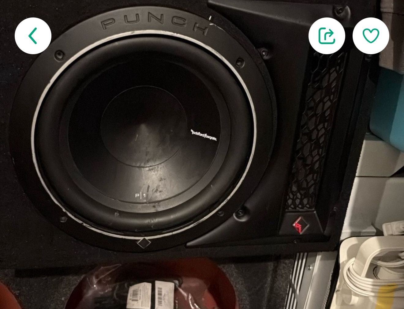 Rockfordfosgate P|1 10 Inch Subwoofer
