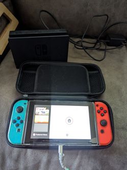 Nintendo Switch with Dock and Carry Case
