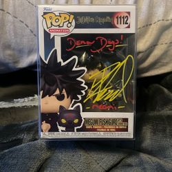 Signed Megumi Fushiguro Funko Pop